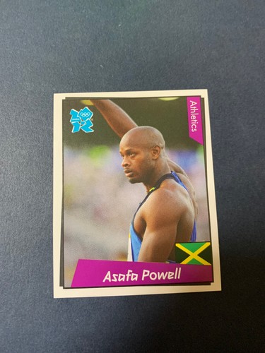 Asafa powell panini sticker - powell,